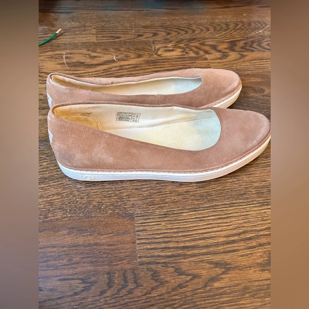 Like New UGGS Kammi Suede Slip-On Comfort Sneakers Flat - Picture 4 of 9